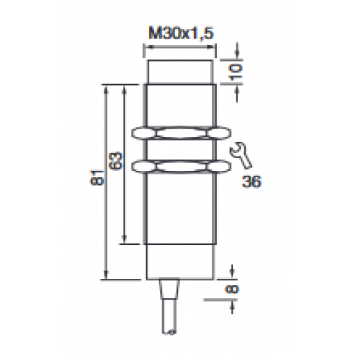 P31131 IDA030 Indukčný snímač